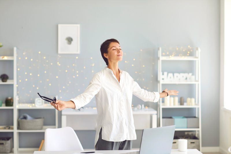 cách giảm stress trong 30 giây