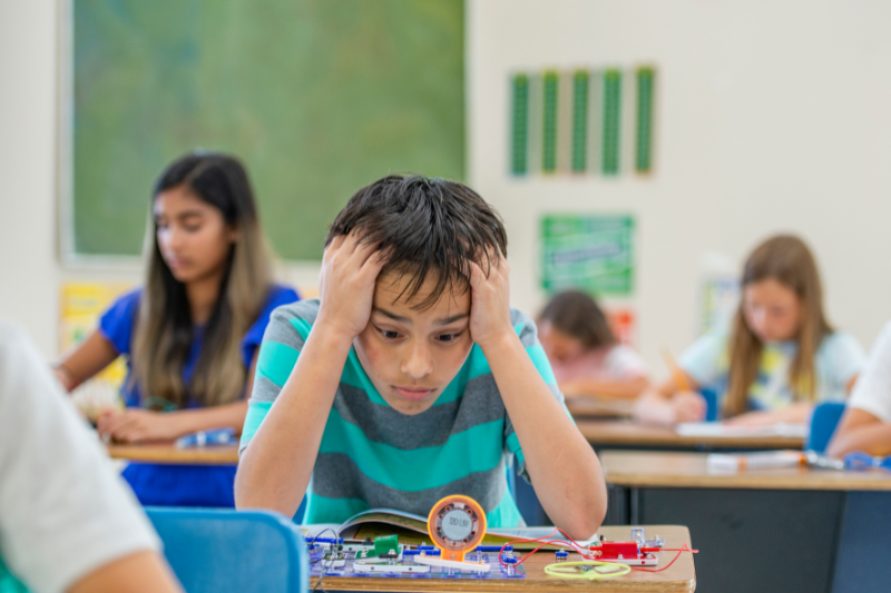 dấu hiệu trẻ em bị stress