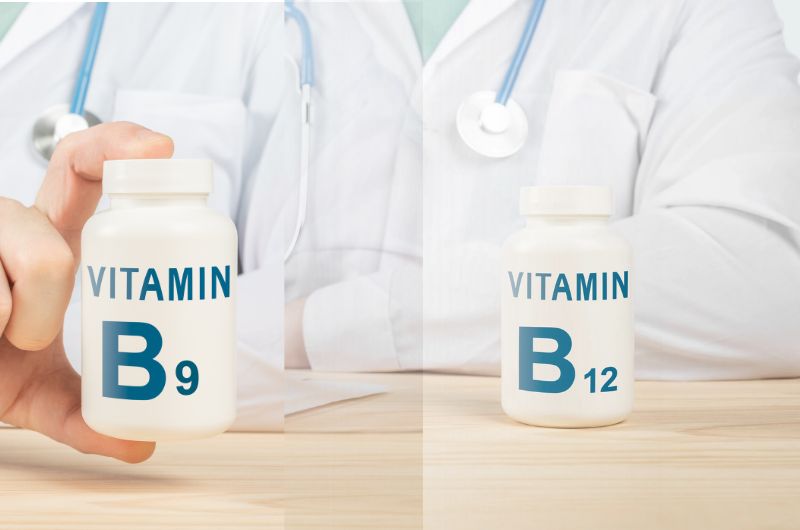thực phẩm giàu Folate (Vitamin B9) và Vitamin B12